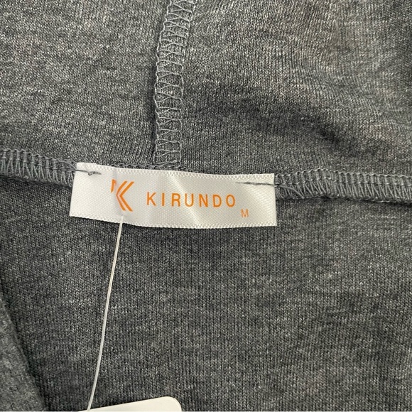 Kirundo Gray Hoodie Lightweight Size Medium, NWT - Picture 3 of 7